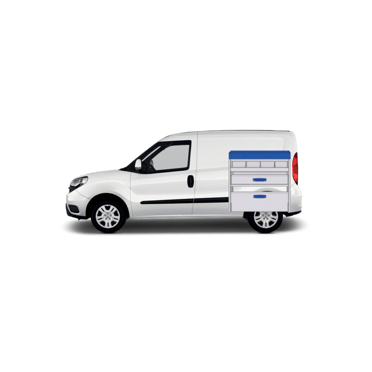 Sistem mobilier modular pe partea dreapta Provan 57-1-103-00 pentru TOYOTA Proace City 2019, ampatament L1 (2785 mm), inaltime H1 (1796 mm)
