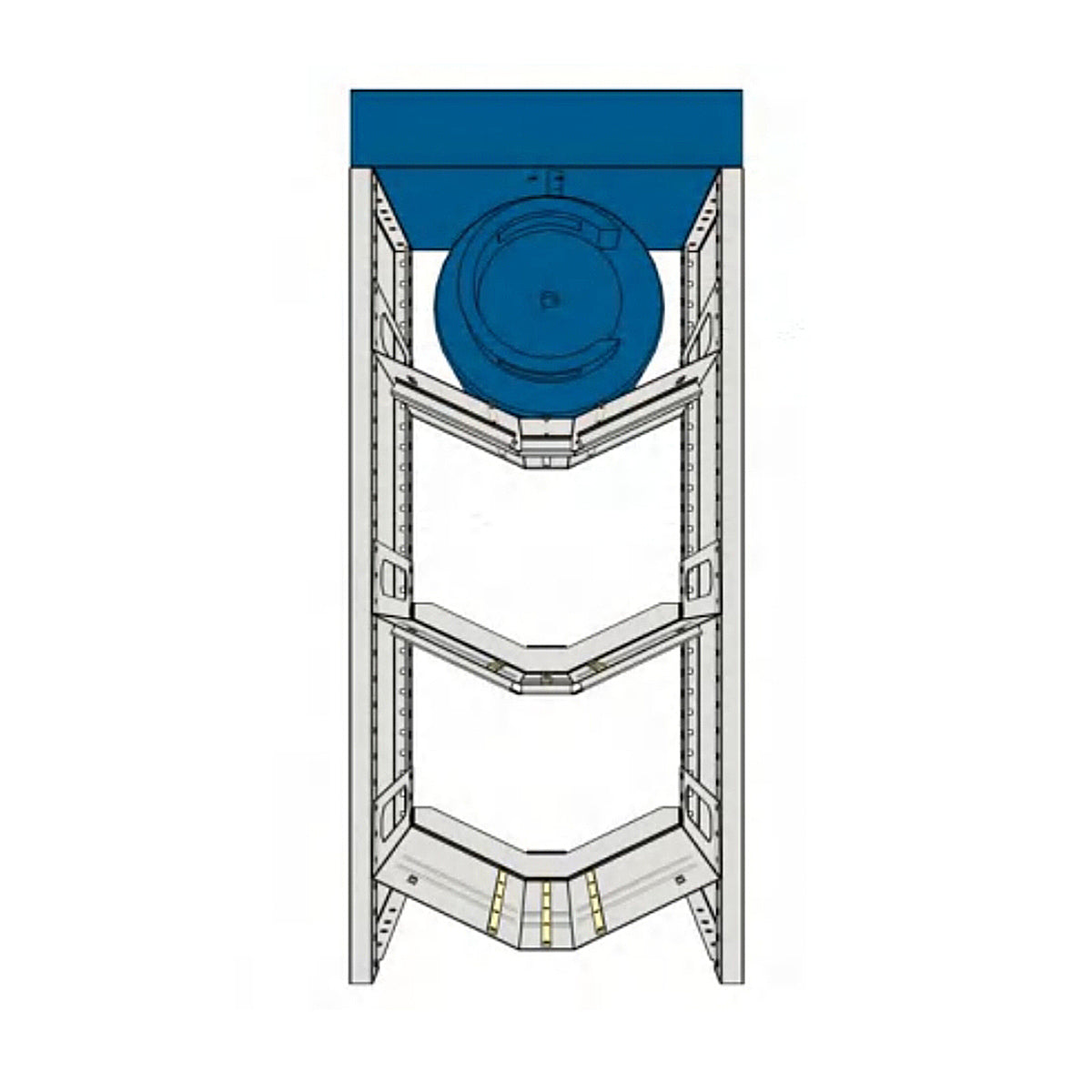 GHT - Suport recipient (gaz, apa, diverse) Diametru 300 mm, centura de fixare inclusa