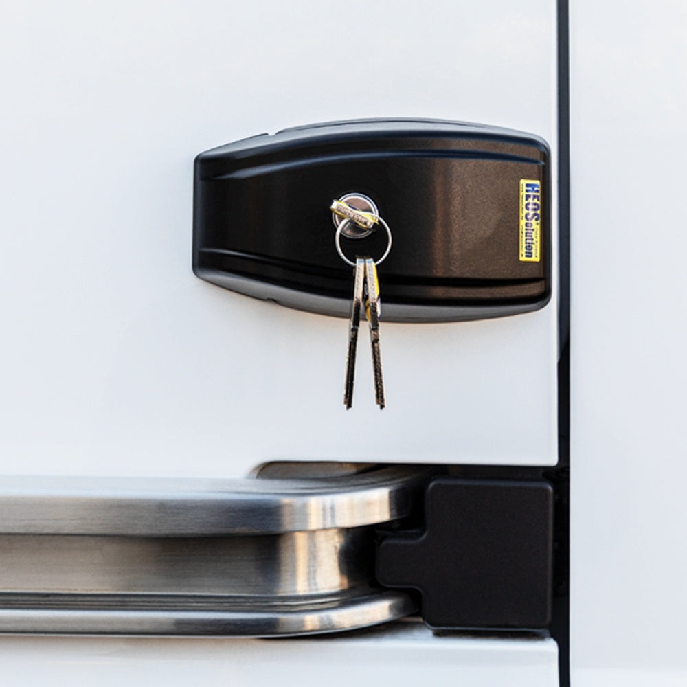 Set de 2 Incuietori antifurt HEOSafe VAN Security pentru autoutilitare - culoare Neagra