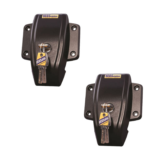 Set de 2 Incuietori antifurt HEOSafe VAN Security pentru autoutilitare - culoare Neagra