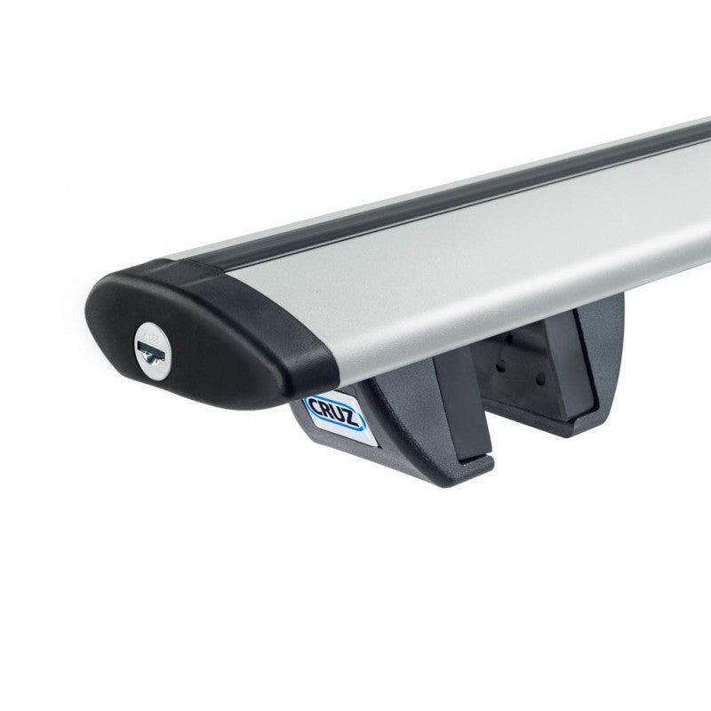 Sistem de 2 bare transversale aluminiu CRUZ 924-795 Airo R138 pentru Volkswagen Caddy (IV - railing) (2015-->2020) cu bare longitudinale
