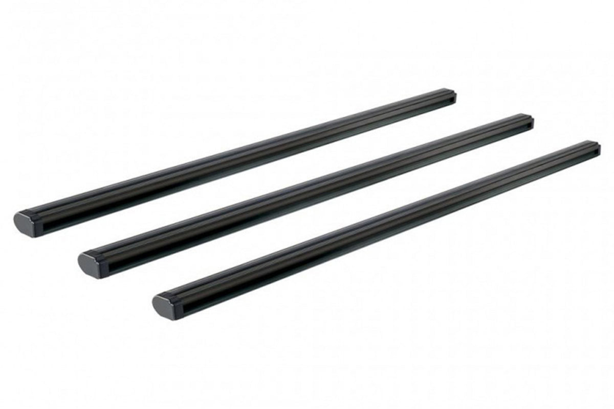 Sistem de 3 bare transversale aluminiu CRUZ 925-095 Alu Cargo Dark AF pentru Volkswagen Caddy Maxi (V) (2020-->) cu puncte fixe