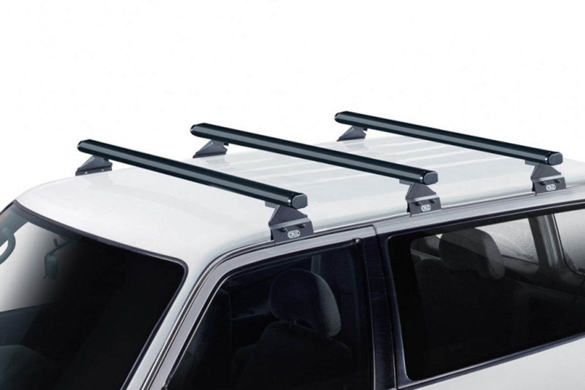 Sistem de 3 bare transversale aluminiu CRUZ 925-098 Alu Cargo Dark AF pentru Peugeot Boxer L4H2 (III) (2006-->2014) cu puncte fixe