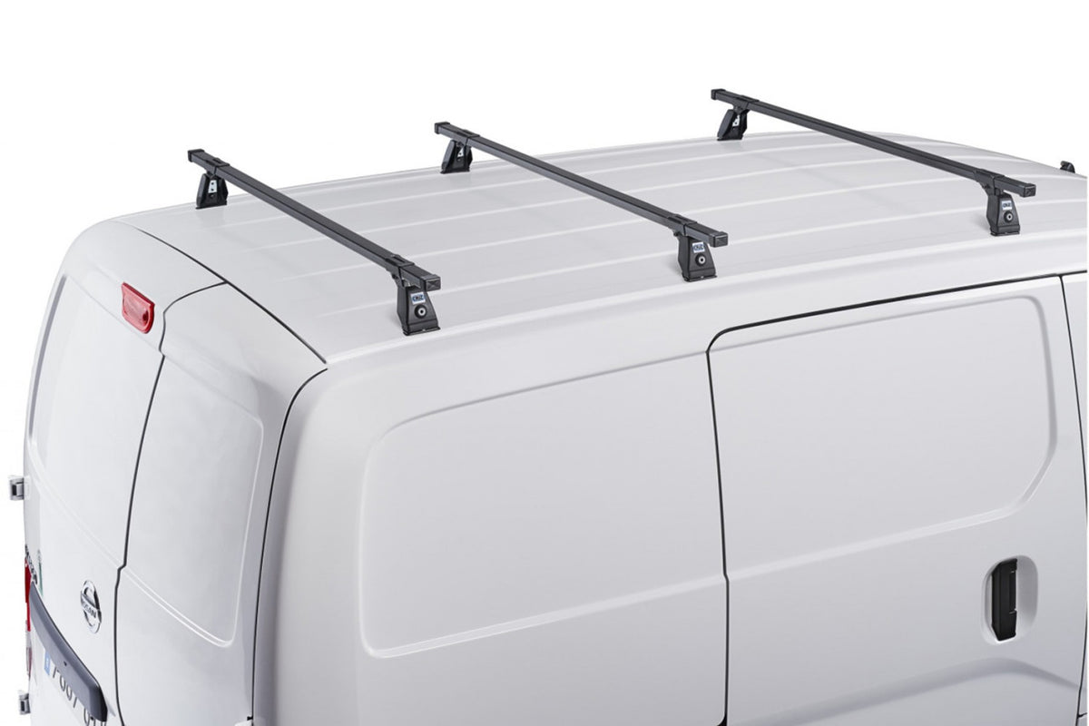 Sistem de 3 bare transversale otel CRUZ 922-433 Cargo Spro pentru Citroen Berlingo (II) (2008-->2018) cu puncte fixe