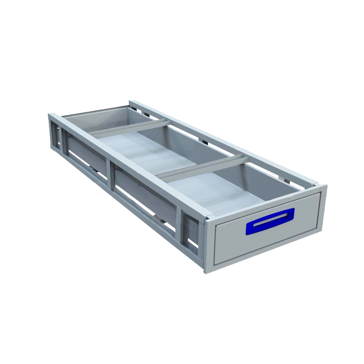 XLD-L3W2HL1-1 - Cadru XLD 1266x466x176 mm - cu un sertar si 3 separatoare incluse
