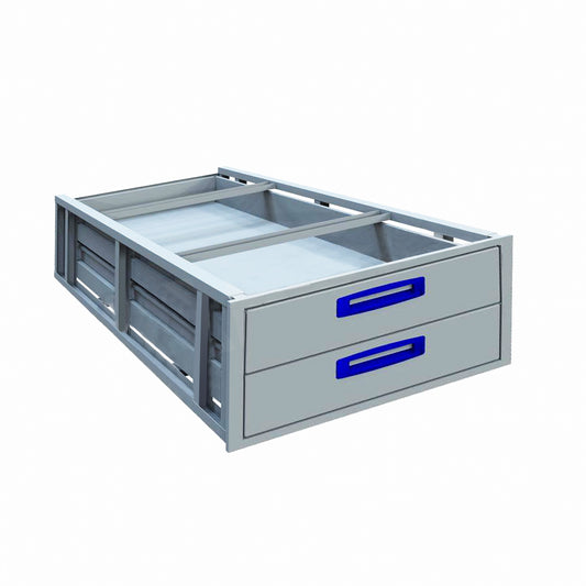 XLD-L3W3H1-2 - Cadru XLD 1266x609x310 mm - cu două sertare  si 3 separatoare per sertar incluse